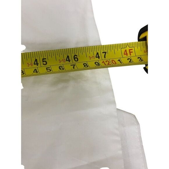 Zara Womens Midi Shirt Dress XXL 2XL White Eyelet Belted Short Sleeve NWOT - Picture 7 of 8